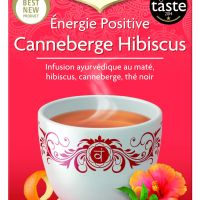 YOGI TEA Énergie positive Canneberge Hibiscus 17 Infusettes