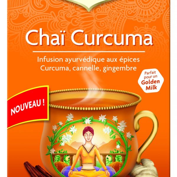 YOGI TEA Curcuma Chaï 17 infusettes