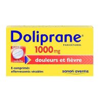 Doliprane 1000mg 8 effervescents