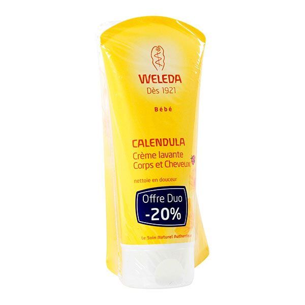 Creme Lavante Corps Et Cheveux Lot de 2 Weleda