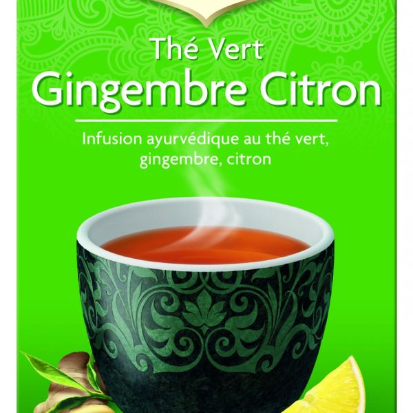 YOGI TEA Thé Vert Gingembre Citron 17 infusettes