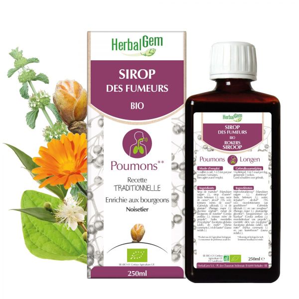 Sirop Fumeurs BIO 150ml | Herbalgem