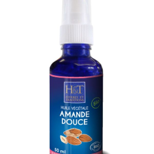 H&T Huile végétale d'Amande Douce BIO 50ml